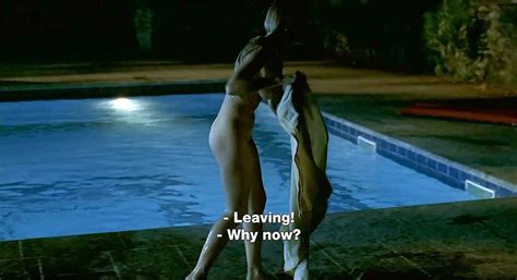 ludivine sagnier naked body and blowjob from swimming pool
