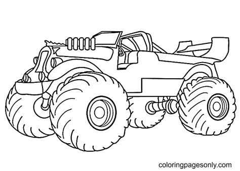 megalodon monster jam coloring pages monster truck coloring pages