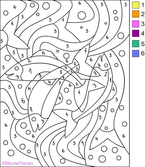 interactive magazine color  number coloring pages