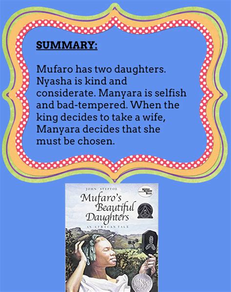 Mufaros Beautiful Daughters Reading Lessons And Activity Packet Made