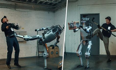 This Viral Video Of Boston Dynamics Robot Hitting Humans Is Actually