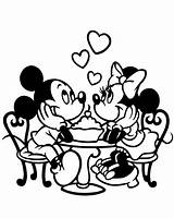 Coloring Mickey Mouse Pages Valentine Minnie Disney Valentines Cartoon Color Friends Sheets Buckeye Brutus Printable Baby Kids Wedding Drawing Cliparts sketch template
