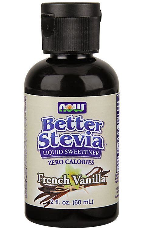 foods french vanilla liquid stevia  oz    vitanet llc