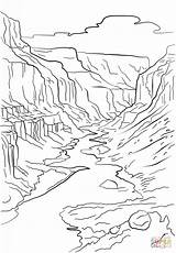 Canyon Grand Coloring Pages Printable Color Crafts Drawing Canyons Kids Mountains Supercoloring Drawings Adult Cartoons 93kb Painting Online Bible Printables sketch template