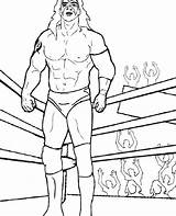 Pages Coloring Wwe Reigns Roman Getcolorings sketch template