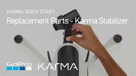 gopro karma replacement parts karma stabilizer youtube