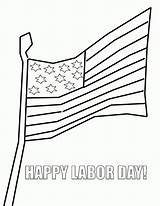Labor Coloring Pages Printable Happy Kids Flag Color Popular sketch template
