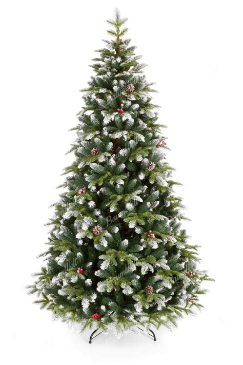 kuenstlicher weihnachtsbaum  tanne mit kunstschnee cm baumwelt