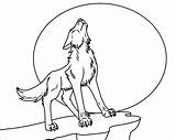 Coloring Howling Coloringbay sketch template