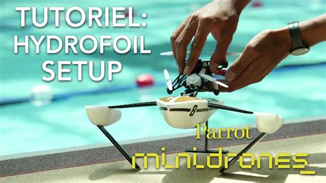 french parrot minidrones hydrofoil tutoriel  mise en route youtube