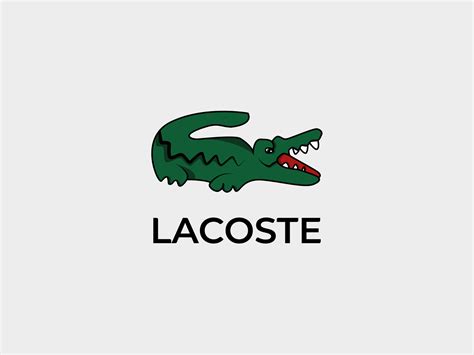 redesign logo lacoste  eric le carer  dribbble