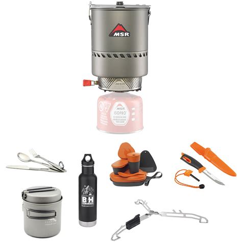 msr msr reactor stove camp cooking kit bh photo video