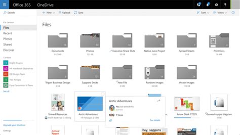Microsoft Update Onedrive Provides Better User Interface And Sharing