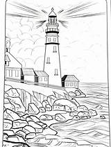 Lighthouse Coloring Pages Beach Light Adults Book Printable Adult Colouring Print Easy Da Drawings Kids Mandala Choose Board Gaddynippercrayons sketch template