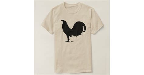 Gamecock Rooster Silhouette T Shirt Zazzle