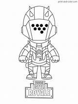 Coloring Fornite Tiny Characters Chibi Peely Herr sketch template