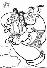 Aladdin Coloring Pages Disney Printable Kids Lamp Cool2bkids Jafar Color Detailed Magic Genie Jasmine Abu Getcolorings Print Sheets Princess Getdrawings sketch template