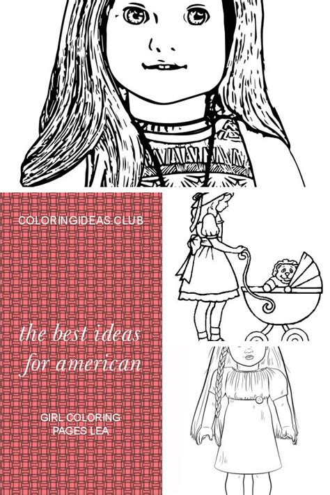 ideas  american girl coloring pages lea coloring pages