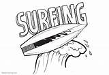 Surfboard Coloring Clip Pages Printable Print Color Kids sketch template