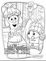 Coloring Veggie Pages Tales Veggietales Princess Penniless God Activities Everywhere Bible Print Sheets Printable Blessings Mama Color Getcolorings Homeschool Christmas sketch template