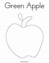 Coloring Apple Apples Green Noodle Twisty Print Pages Colouring Color Printable Sheet Sheets Kids Twistynoodle Large Fruit Food Fruits Printables sketch template