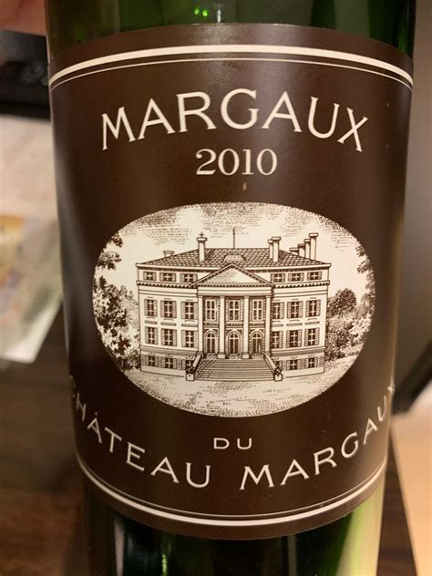 2010 Château Margaux Margaux Du Château Margaux 3rd Wine France