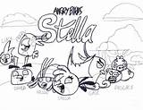 Angry Stella Birds Coloring Deviantart Ausmalbilder sketch template