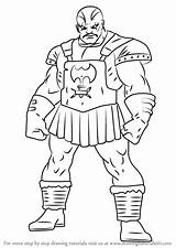 Executioner Skurge Coloring Template Drawing sketch template