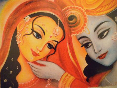 Man Lila Radha And Krishna Painting By Alexandra Bilbija Fine Art