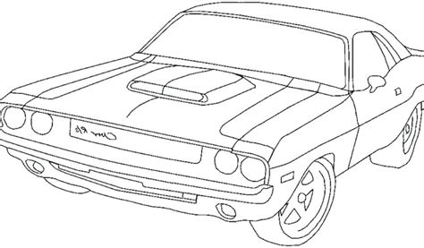 dodge challenger coloring pages learny kids