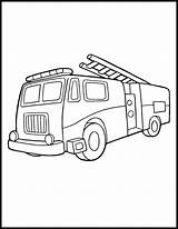 Coloring Fire Brigade Pages Kids Truck Printable Popular sketch template