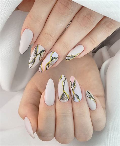 80 pretty acrylic short almond nails design you can t