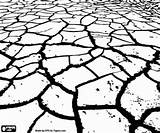 Seca Terra Drought Presa Barro Ubicación sketch template