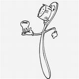 Dientes Muelas Higiene Dentista Cuidamos Nuestros Limpieza Cepillo Baúl sketch template