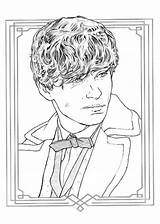 Fantastic Beasts Coloring Where Pages Find Them Book Kids Harry Fun Info Newt Coloriage Scamander Potter Drawing Visit Votes Printable sketch template