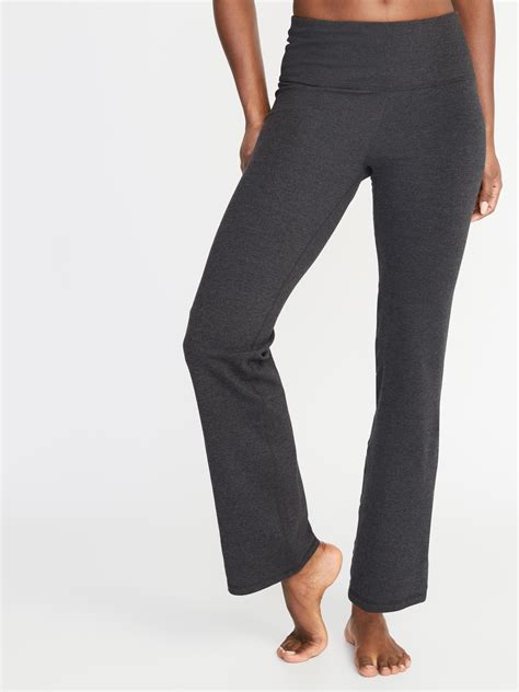 High Waisted Slim Boot Cut Yoga Pants For Women Old Navy