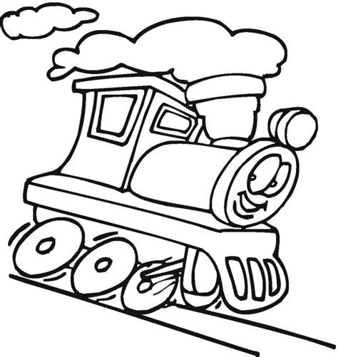train coloring pages