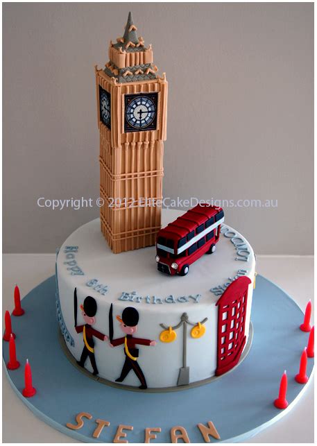 Big Ben Uk Theme Novelty Birthday Cake Novelty Cakes