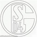 Schalke Emblem Coloring sketch template