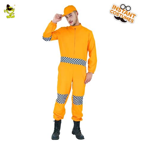 maintenance workers costume adult worker role play fancy dress  mens