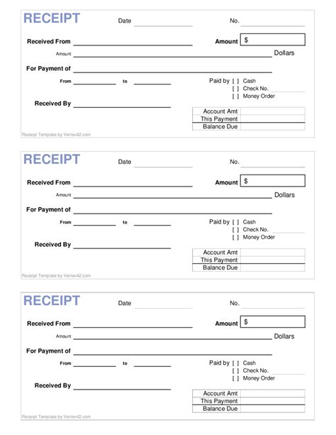 blank receipt printable printable templates vrogueco