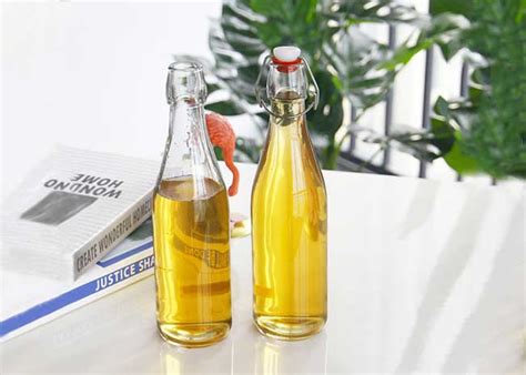 1000ml Colored Swing Top Flask Glass Bottles For Milk From China