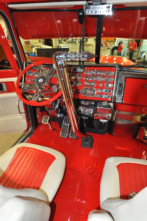 peterbilt truck interior