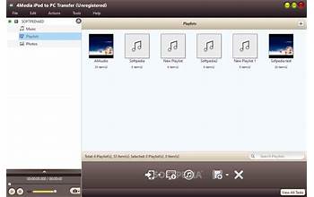 4Media iPod to PC Transfer screenshot #1