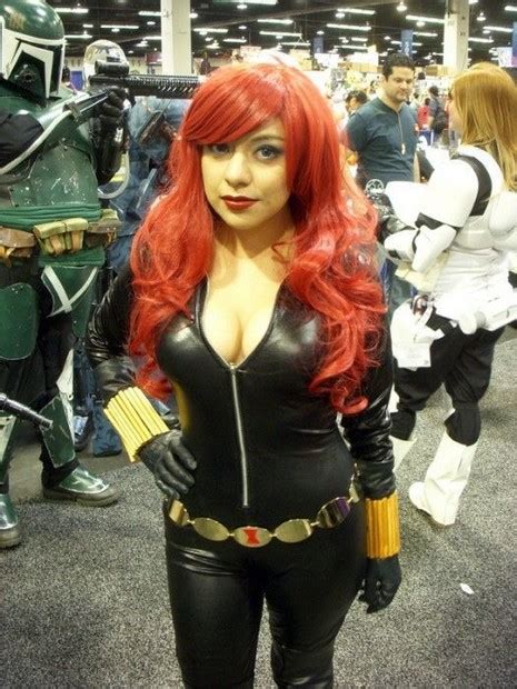 Black Widow Cosplay Pictures Before The Avengers Lets Loose