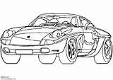 Porsche Coloring Showcar Pages Large Edupics sketch template