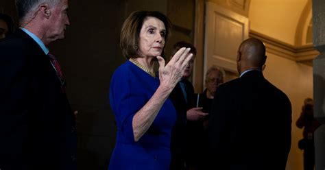 Nancy Pelosi Trying To Walk A Middle Path Accuses Trump Of A ‘cover