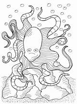 Coloring Pisces Octopus Pages Big Adult Color Print Fishes Adults Worlds Water Getdrawings Funny Kids Printable Getcolorings Olivier sketch template