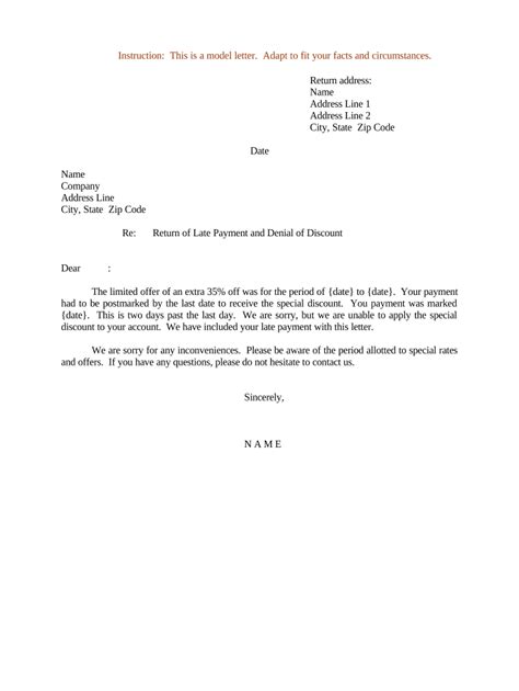 remove late payment letter  template pdffiller