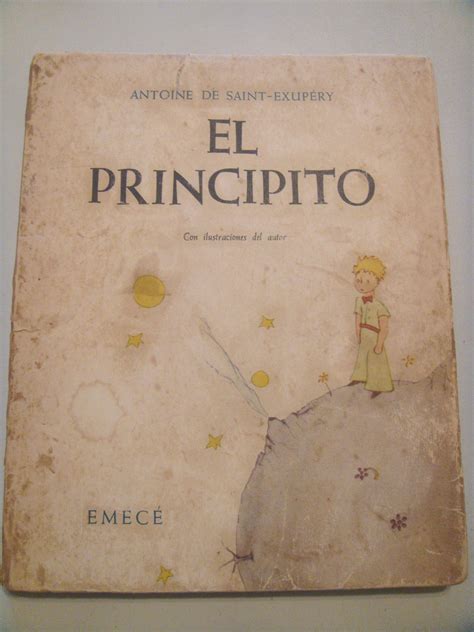 El Principito By Antoine De Saint Exupery Bien Rústica 1951 1ª